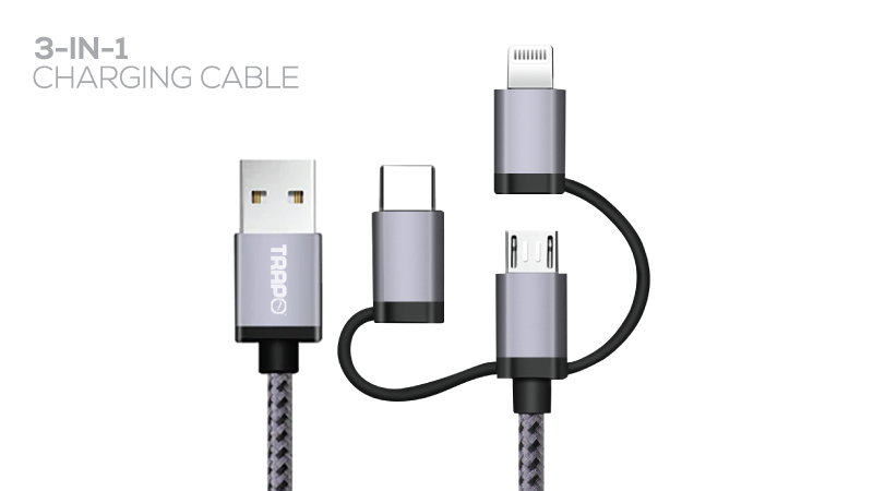 TRAPO 3 in 1 Cable Charger